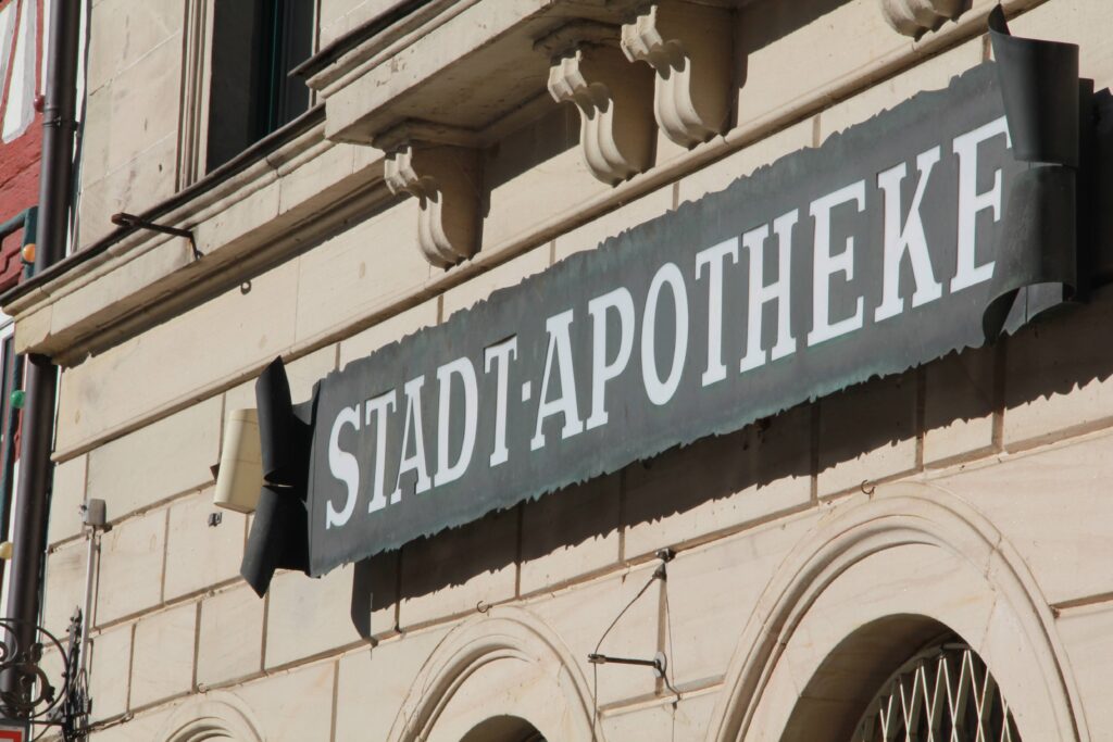 Filiale der Stadt-Apotheke von Außen